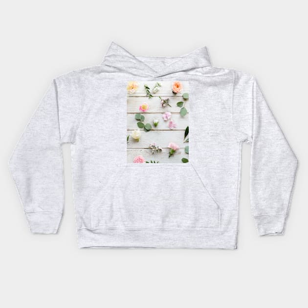 Summer Floral Kids Hoodie by NewburyBoutique